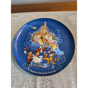 Walt Disney World The Happiest Celebration On Earth Decorative Collector Plate